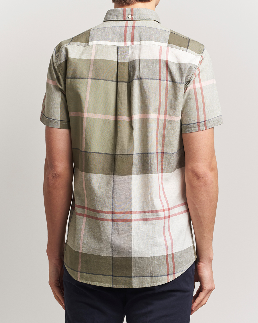 Herre | Skjorter | Barbour Lifestyle | Douglas Short Sleeve Shirt Glenmore Olive