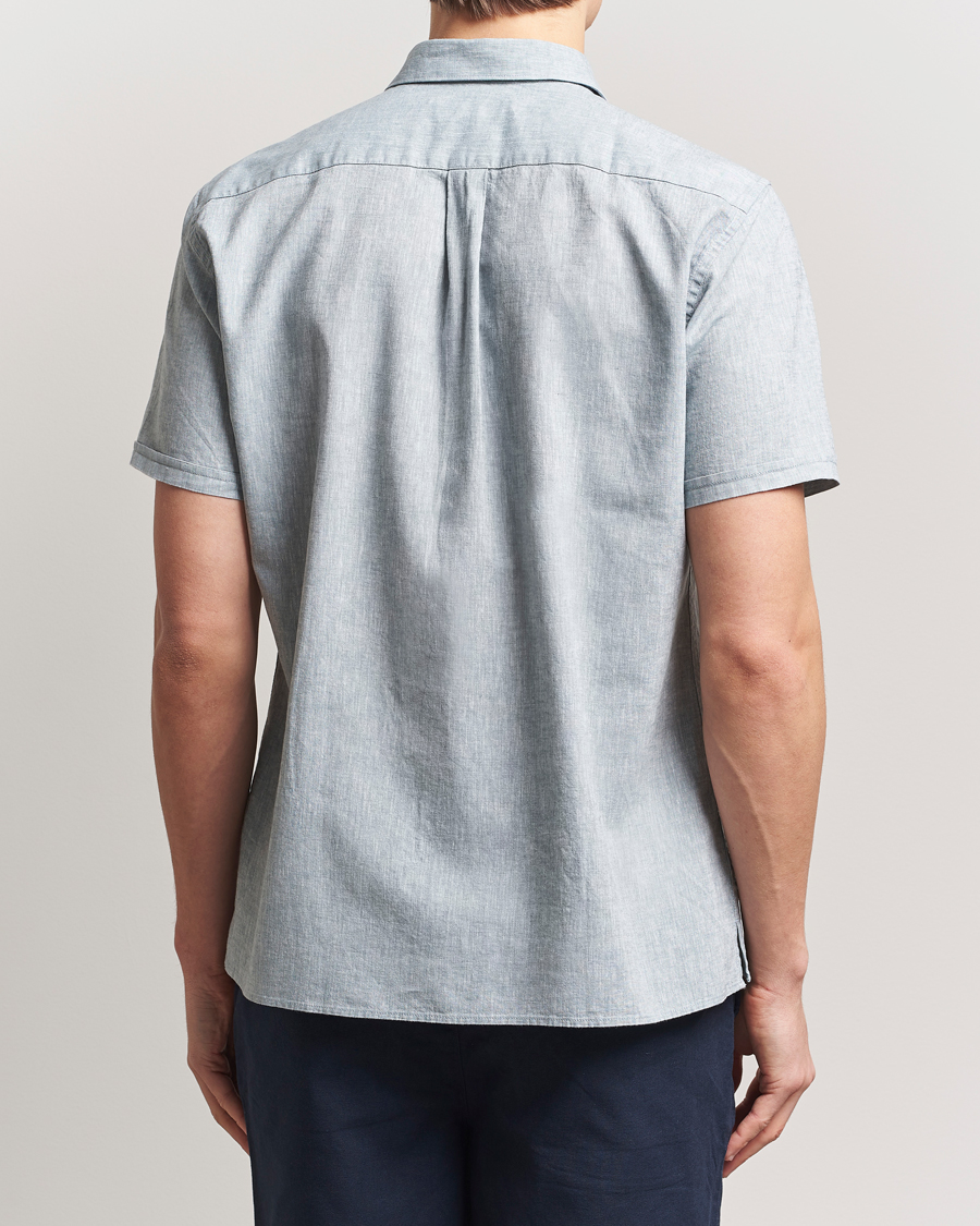 Herre | Skjorter | Barbour Lifestyle | Nelson Short Sleeve Linen/Cotton Shirt Lead
