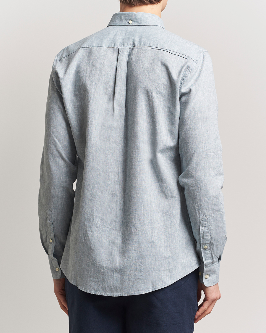 Herre | Skjorter | Barbour Lifestyle | Nelson Linen/Cotton Shirt Lead