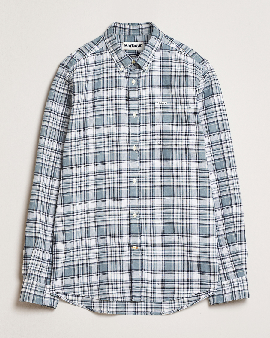 Herre | Skjorter | Barbour Lifestyle | Bridport Linen Blend Shirt Blue