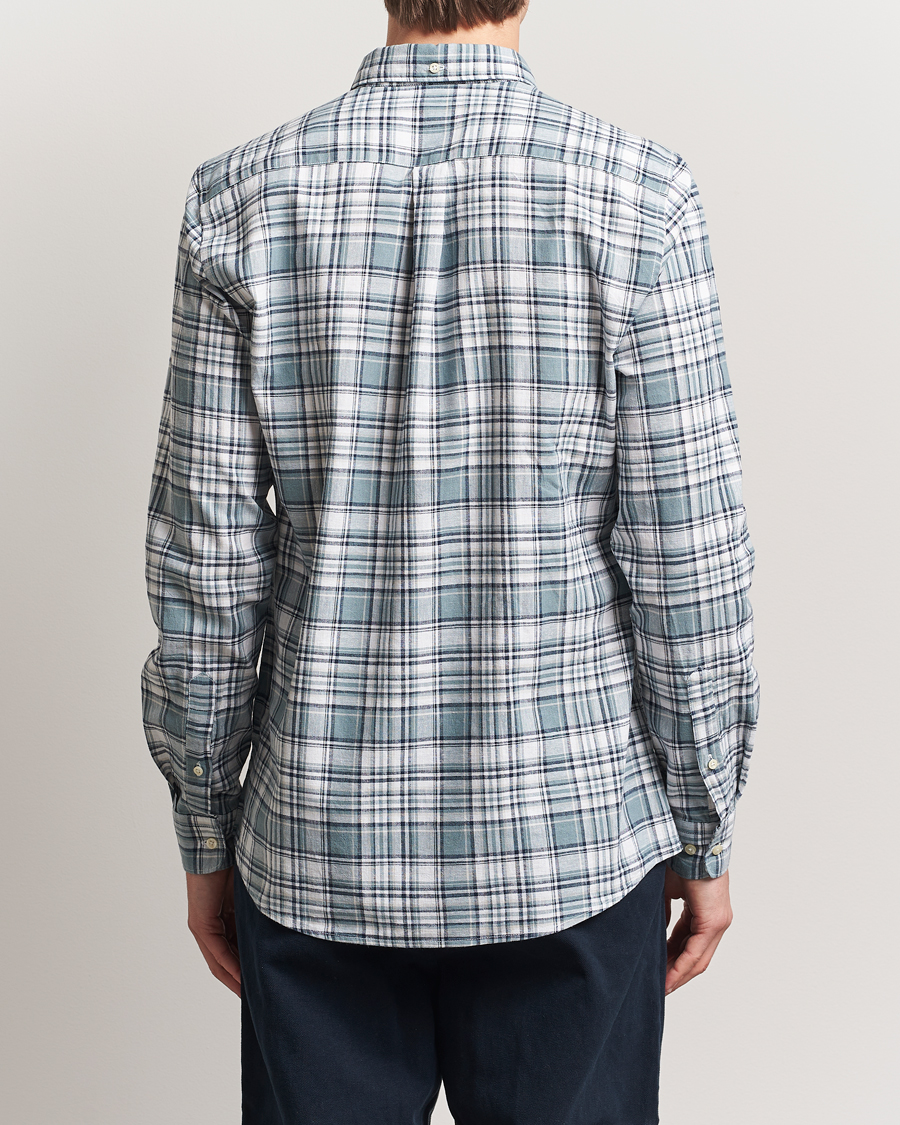 Herre | Skjorter | Barbour Lifestyle | Bridport Linen Blend Shirt Blue