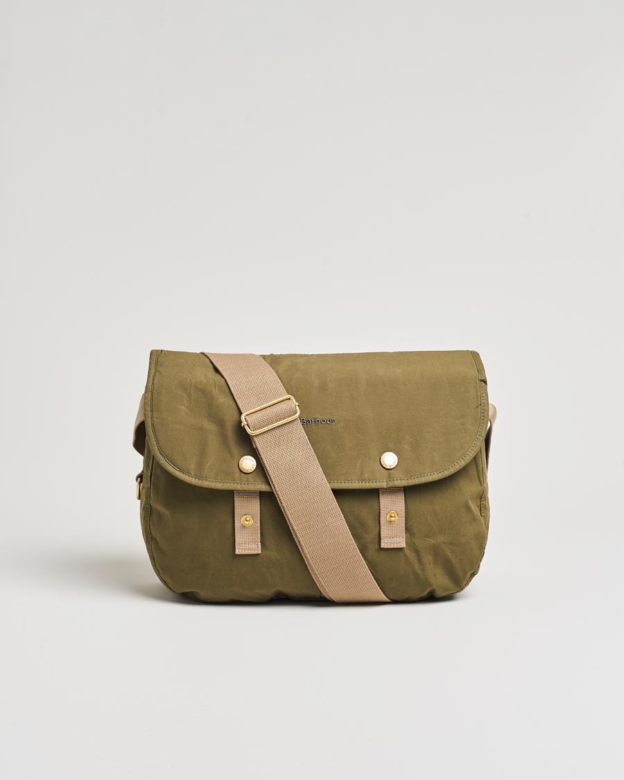 Herre | Vesker | Barbour Lifestyle | Transport Riever Crossbody Bag Dusky Green