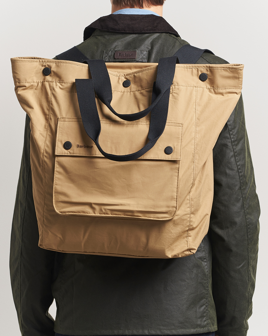 Herre | Vesker | Barbour Lifestyle | Transport 3-Way Tote/Backpack Golden Khaki