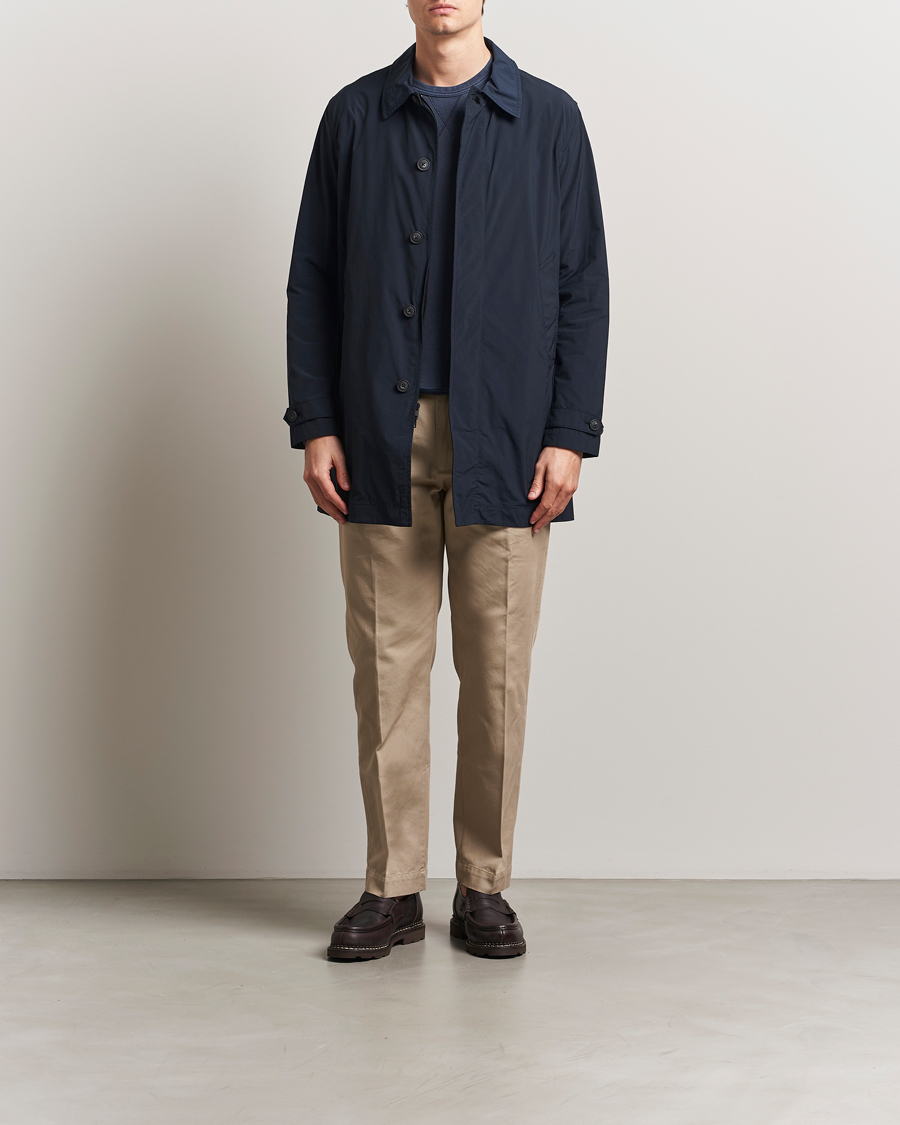 Herre | Jakker | Woolrich | City Carcoat Melton Blue