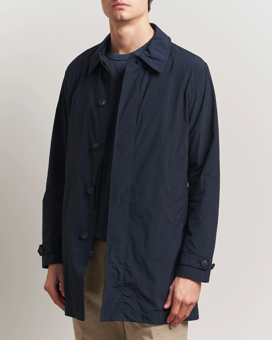 Herre | Jakker | Woolrich | City Carcoat Melton Blue