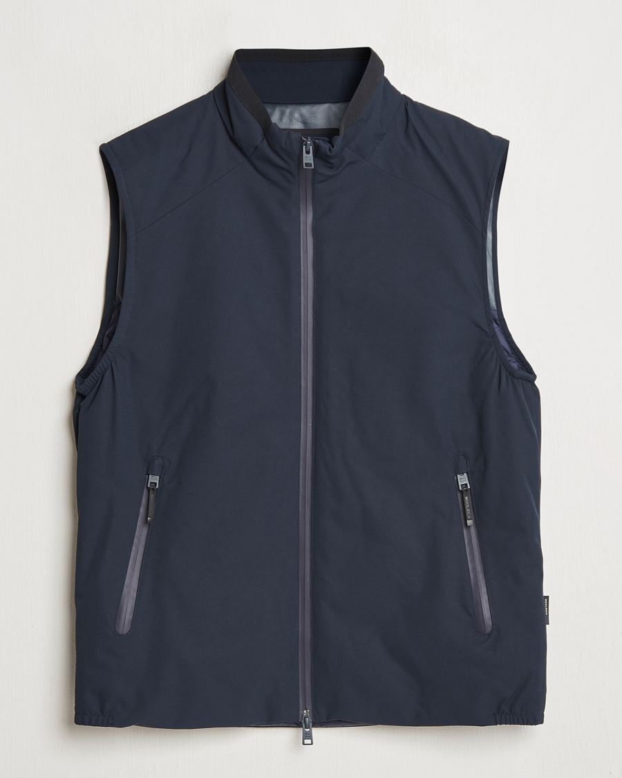 Herre | Vester | Woolrich | Sailing Two Layer Vest Melton Blue