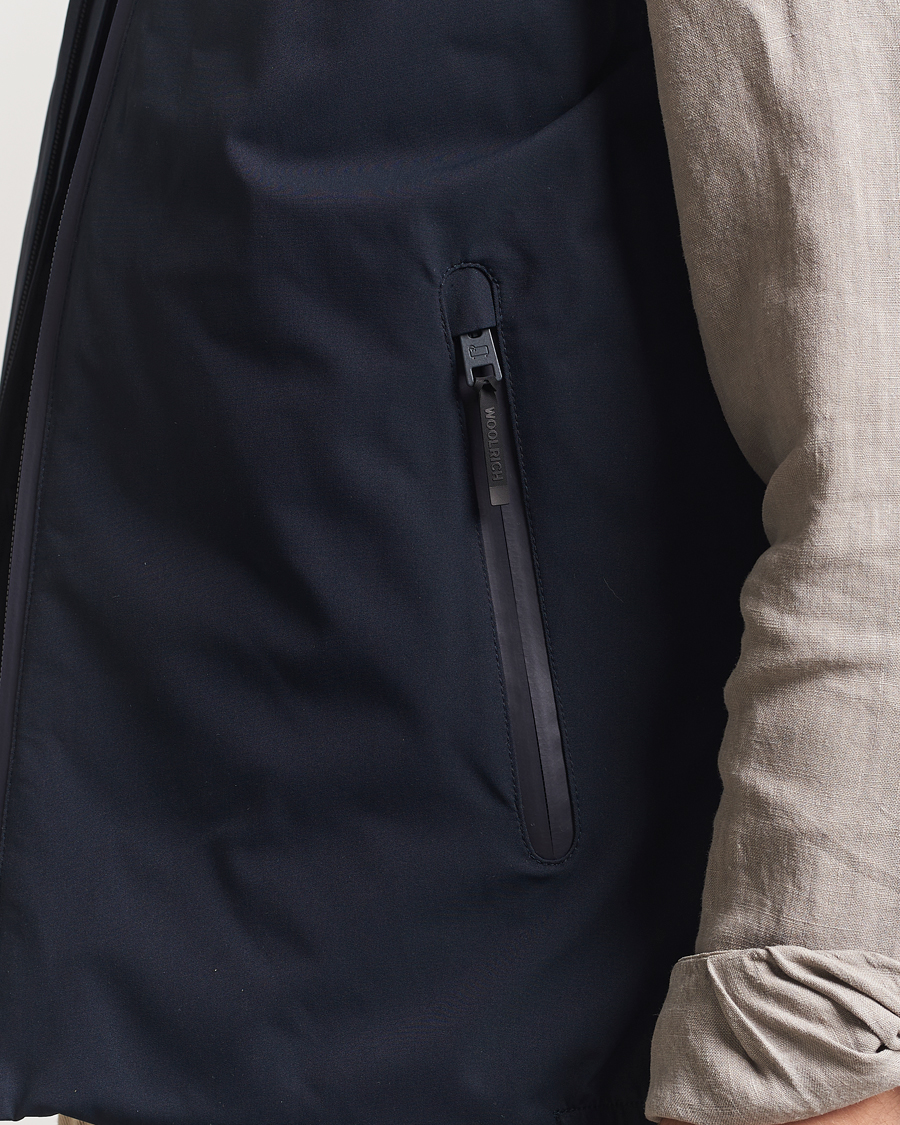 Herre | Vester | Woolrich | Sailing Two Layer Vest Melton Blue