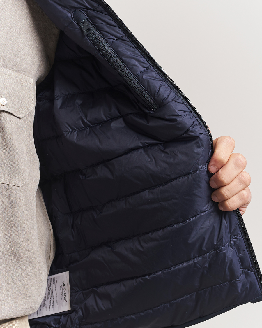 Herre | Vester | Woolrich | Sailing Two Layer Vest Melton Blue