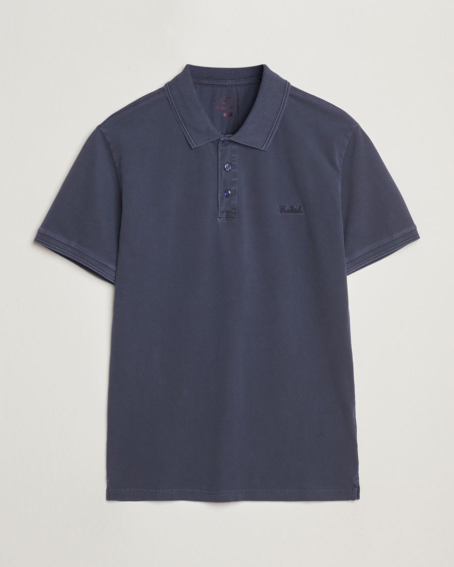 Herre | Pikéer | Woolrich | Mackinack Polo Melton Blue