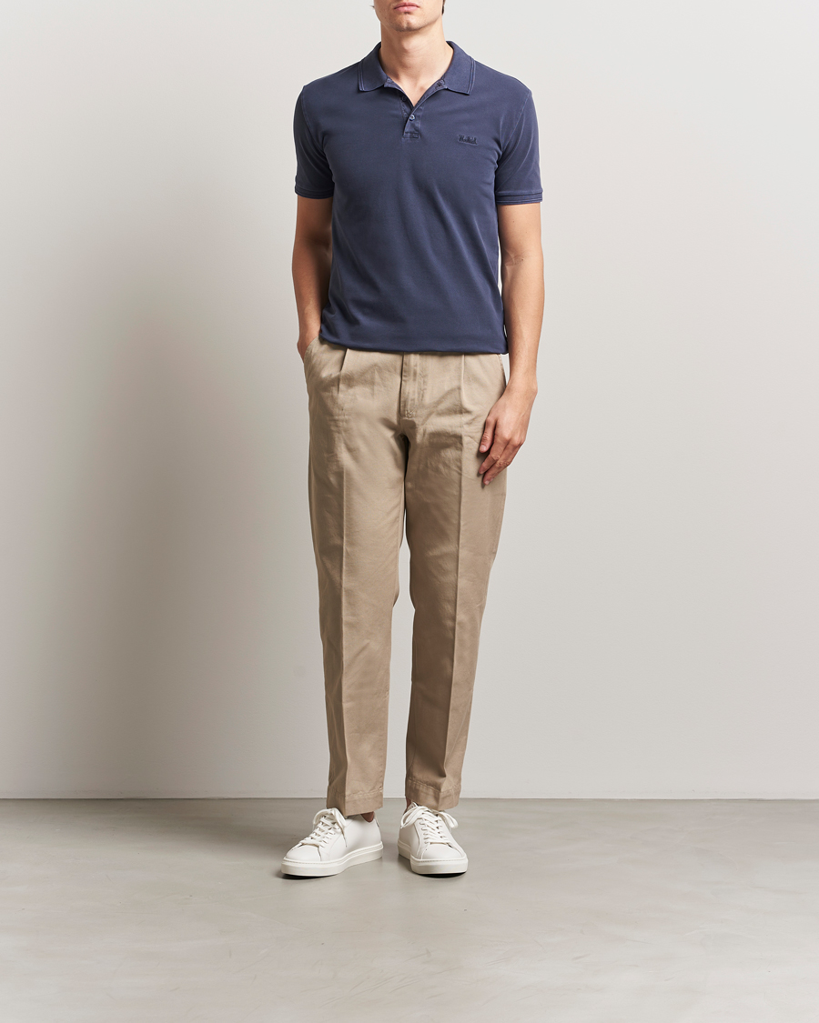 Herre | Pikéer | Woolrich | Mackinack Polo Melton Blue