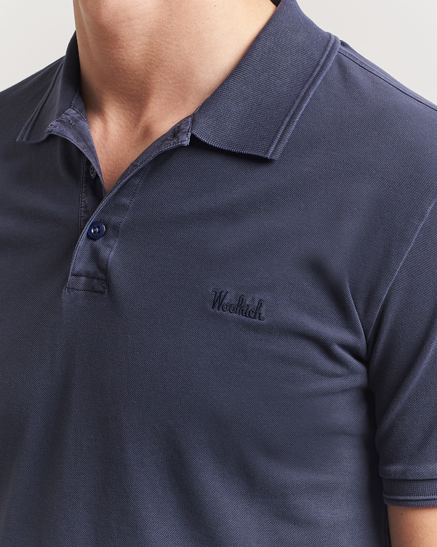 Herre | Pikéer | Woolrich | Mackinack Polo Melton Blue