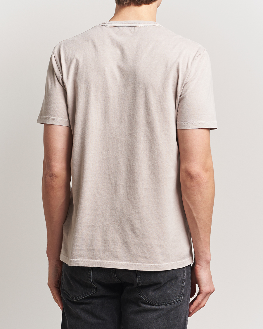 Herre | T-Shirts | Woolrich | Light Garment Dyed T-Shirt Dove