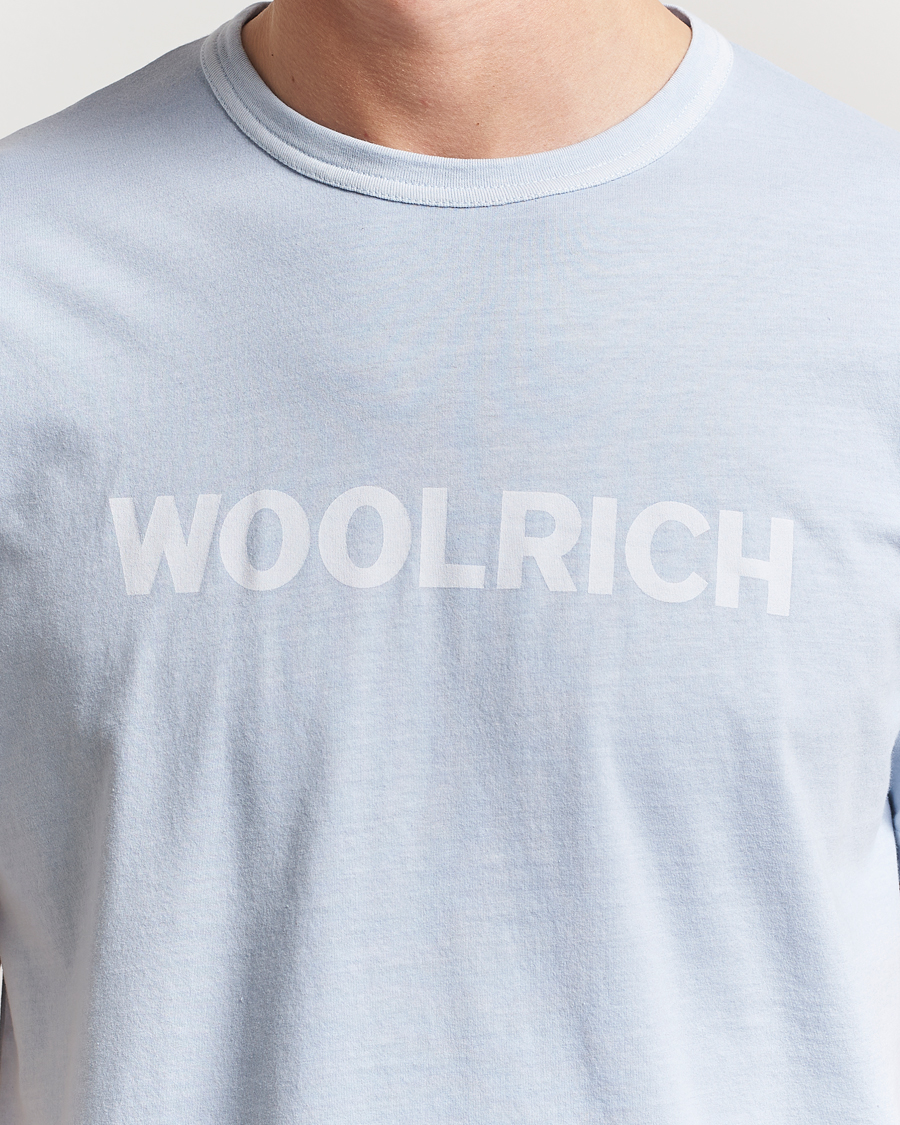 Herre | T-Shirts | Woolrich | Light Garment Dyed T-Shirt Flask
