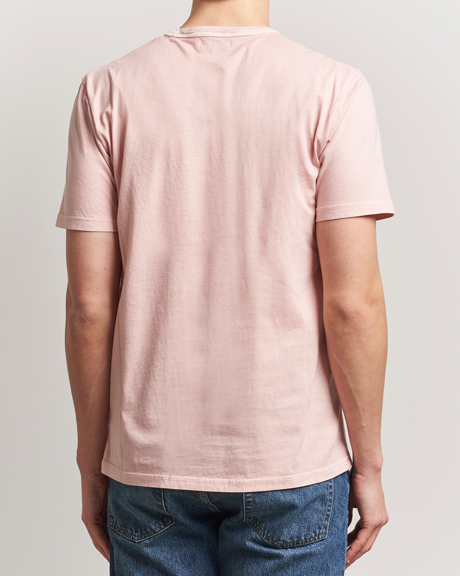 Herre | T-Shirts | Woolrich | Light Garment Dyed T-Shirt Rose Smoke