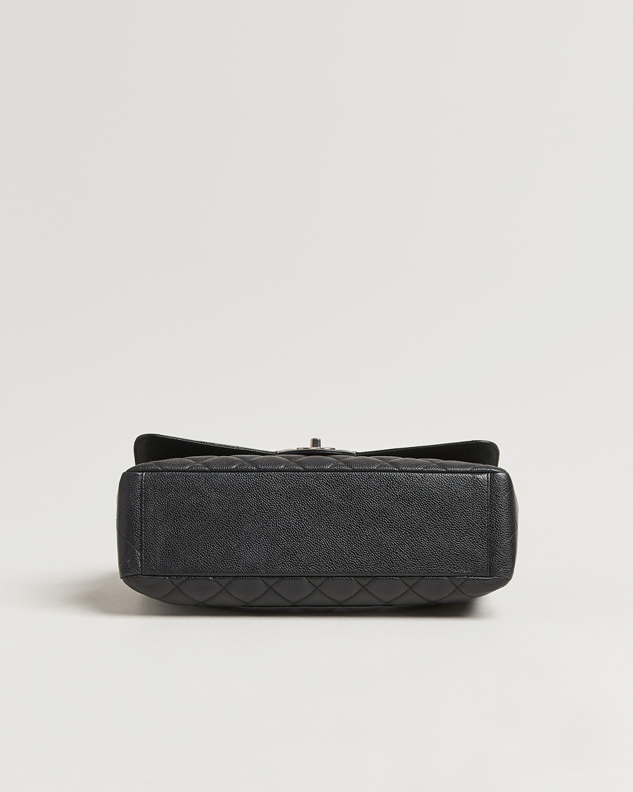 Herre | Gifts for Her | Chanel Pre-Owned | Classic Single Flap Maxi Black Caviar
