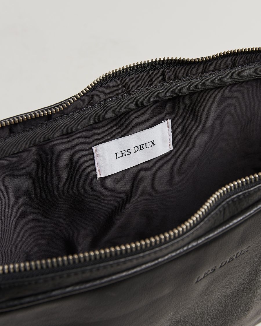 Herre | Vesker | LES DEUX | Leather Laptop Sleeve Black