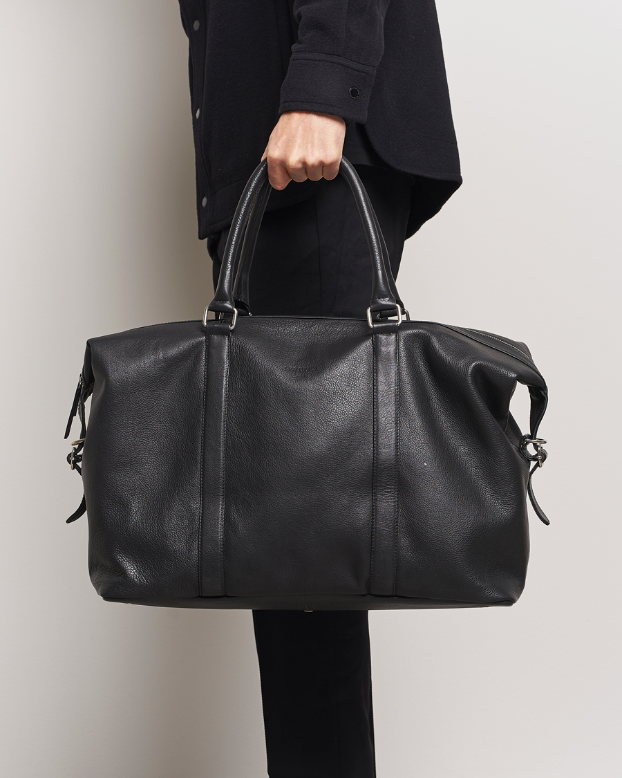 Herre | Vesker | LES DEUX | Leather Weekendbag Black