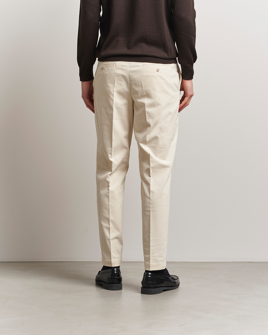 Herre | Bukser | BOSS BLACK | Perin Spring Cord Trousers Open White