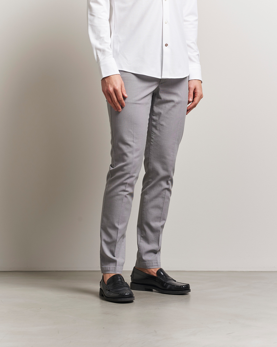 Herre | Bukser | BOSS BLACK | Kaito Structured Cotton Pants Dark Grey