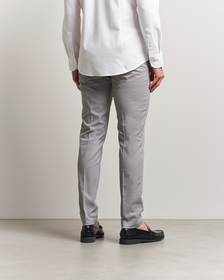 Herre | Bukser | BOSS BLACK | Kaito Structured Cotton Pants Dark Grey
