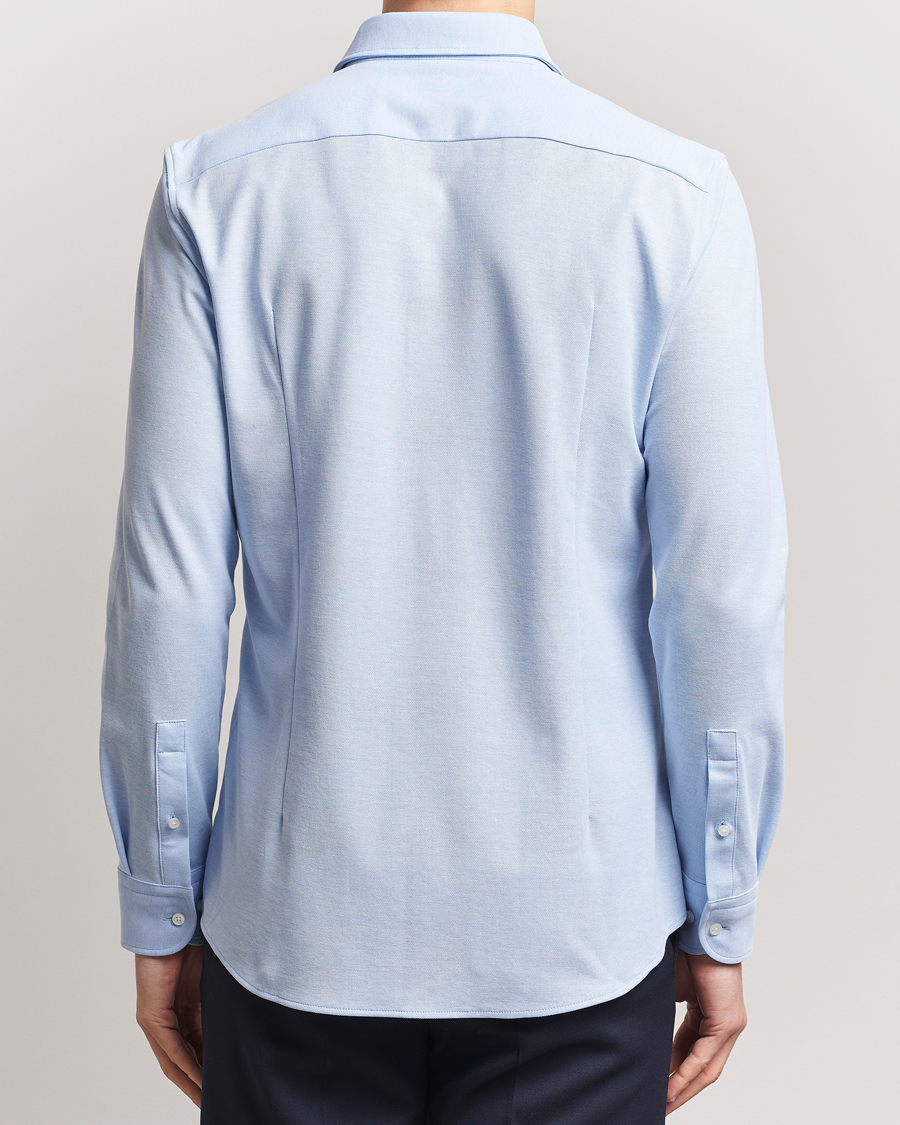 Herre | Skjorter | BOSS BLACK | Hank Structured Shirt Light Blue