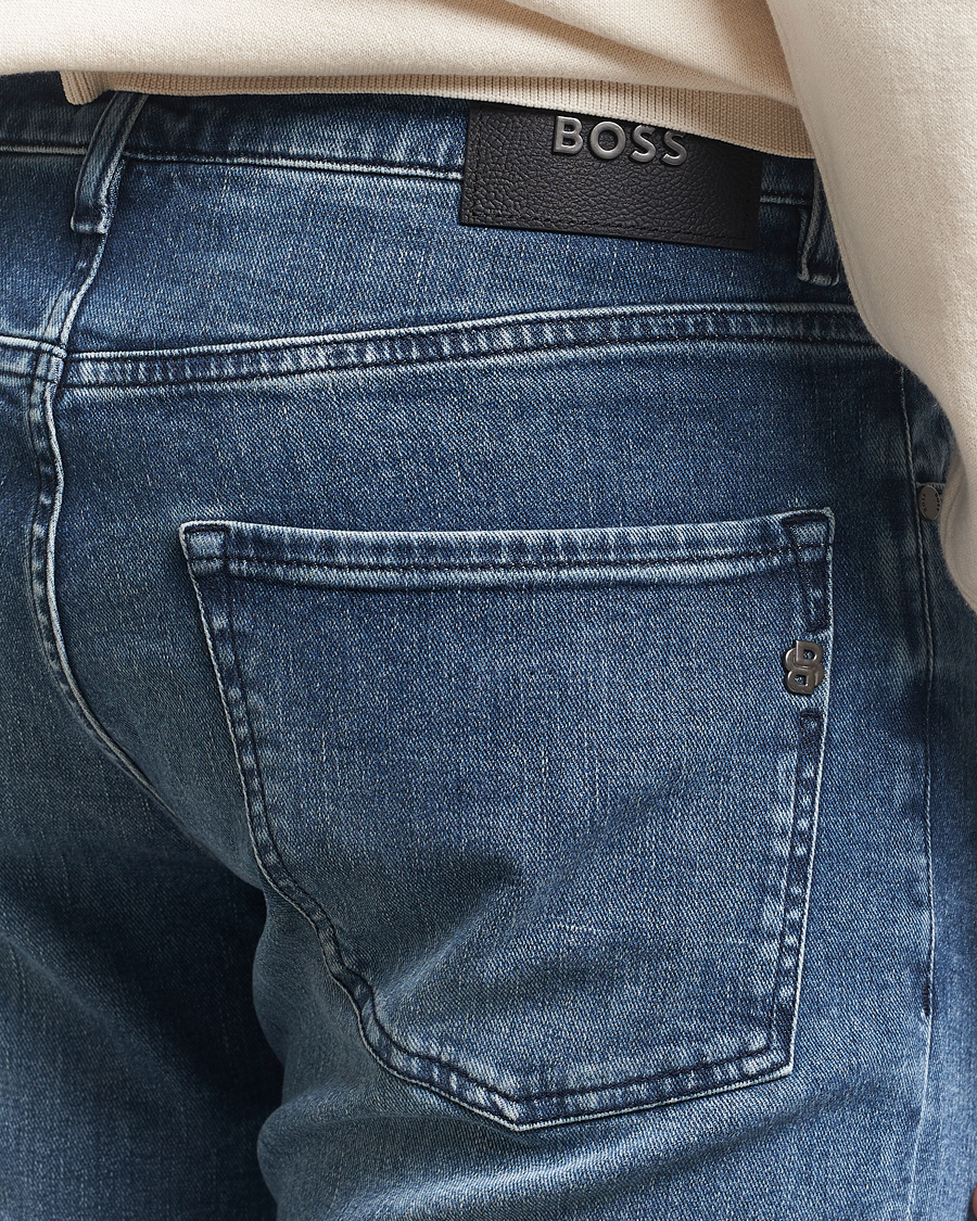 Herre | Jeans | BOSS BLACK | Re.Maine Jeans Washed Navy