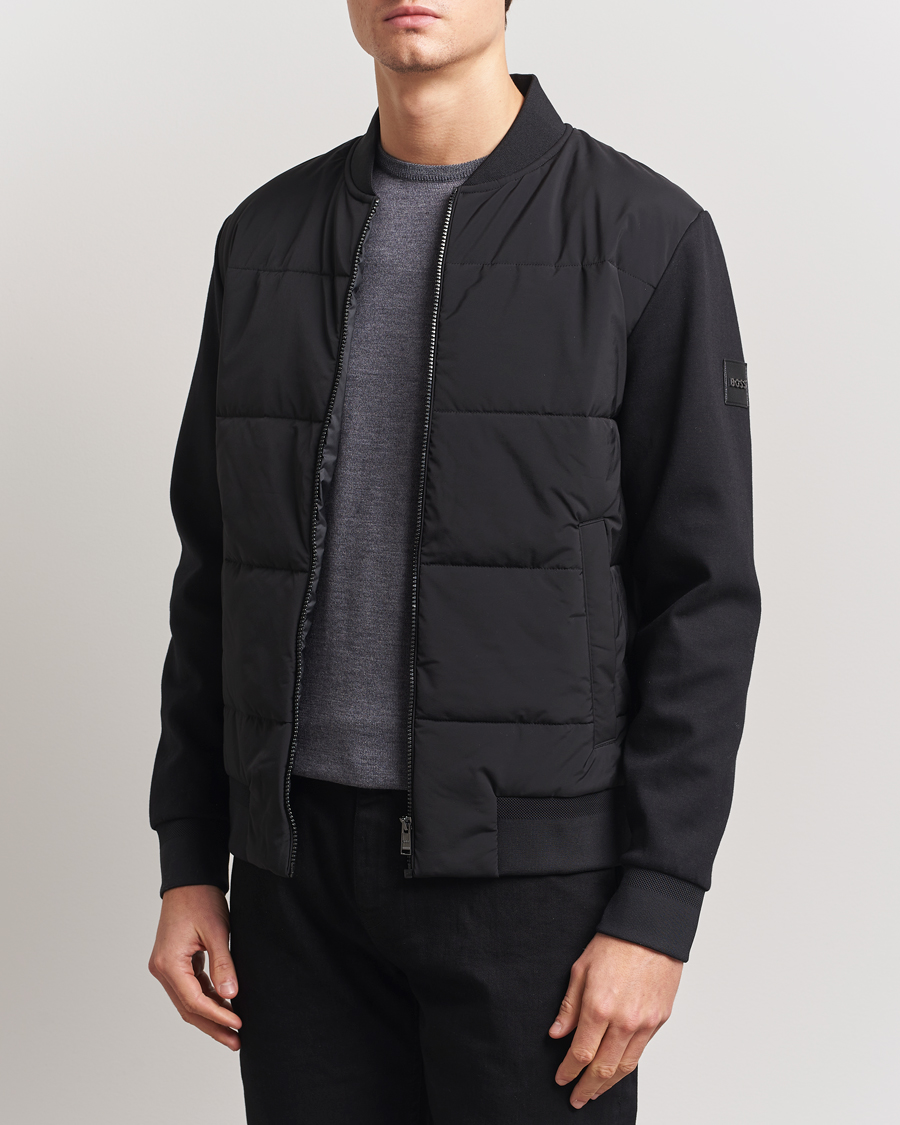 Herre | Jakker | BOSS BLACK | Skiles Hybrid Jacket Black