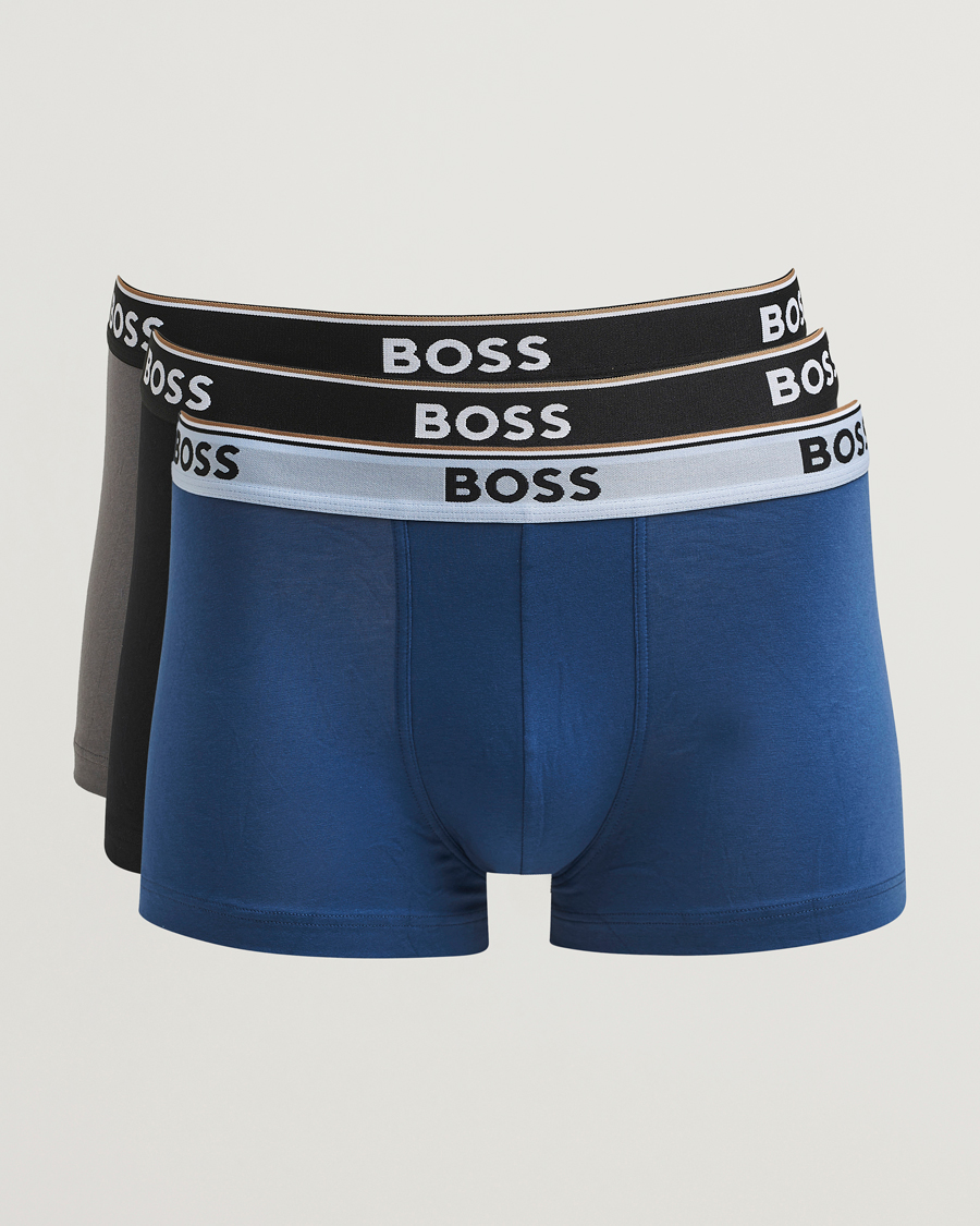 Herre | Undertøy | BOSS BLACK | 3-Pack Trunk Blue/Grey/Black