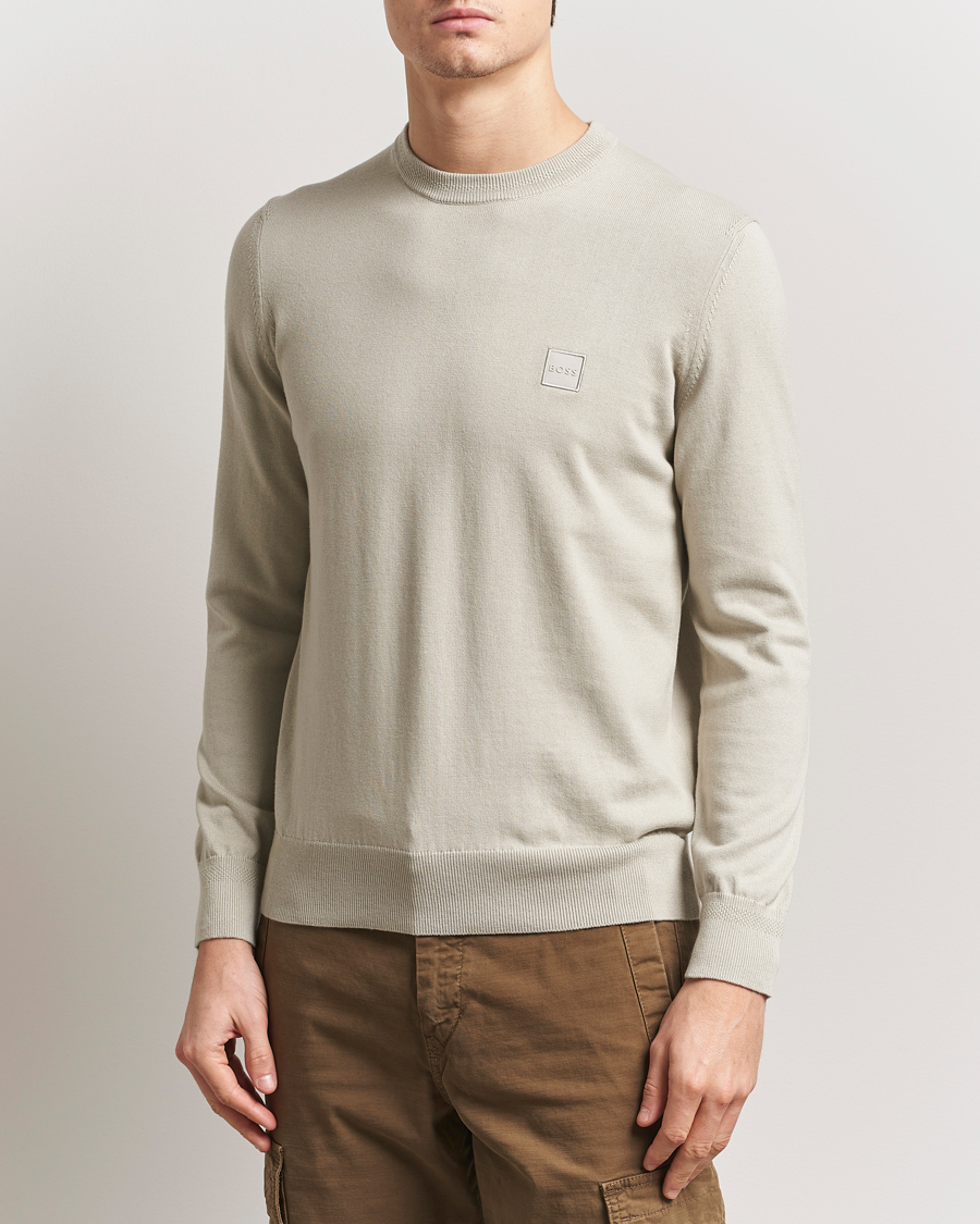 Herre | Gensere | BOSS ORANGE | Kanovano Knitted Sweater Light Beige