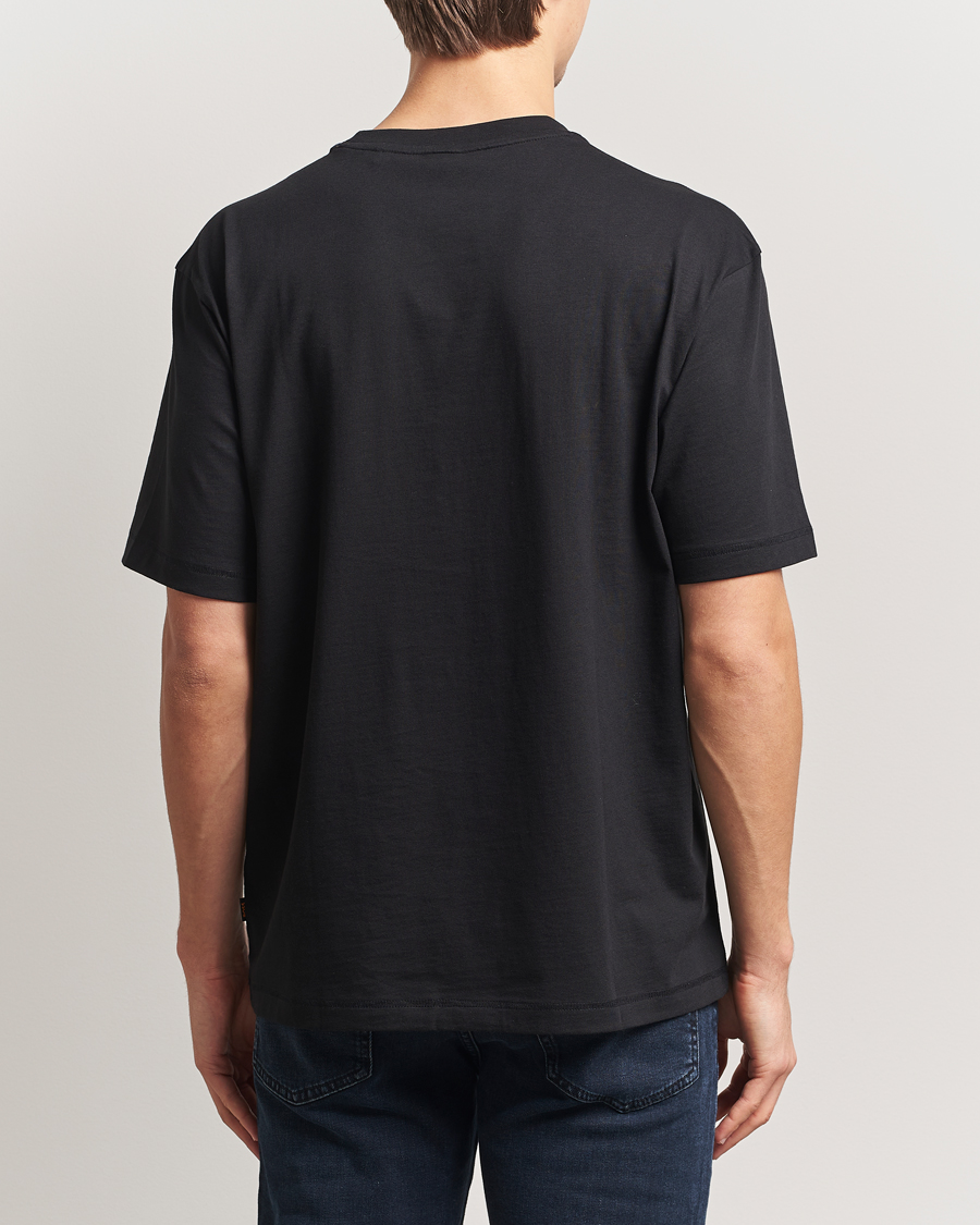 Herre | T-Shirts | BOSS ORANGE | Barragan Printed T-Shirt Black