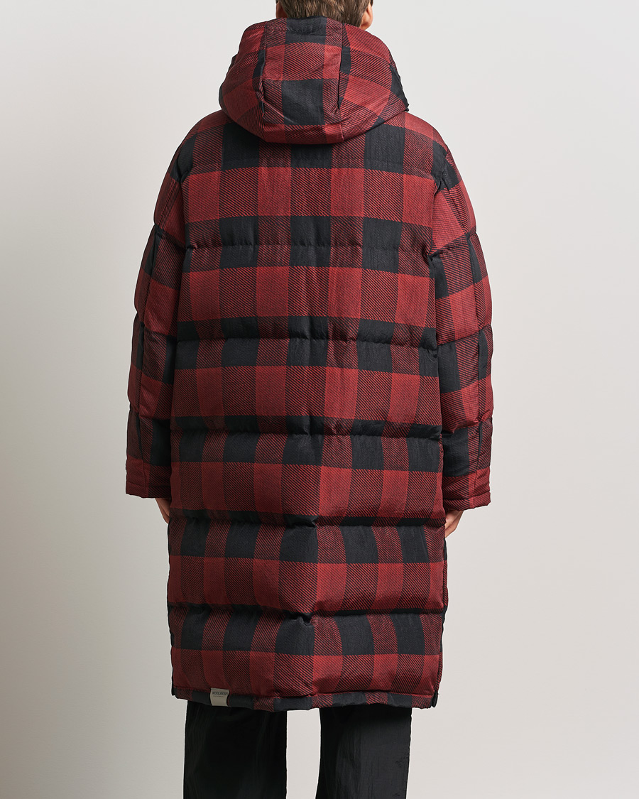Herre | Jakker | Woolrich | Quilted Check Parka by Todd Snyder Red/Black