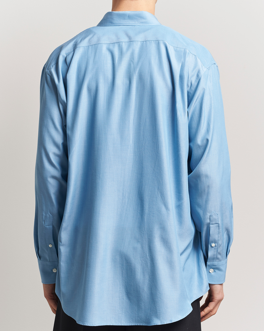 Herre | Skjorter | Auralee | Button Down Shirt Sax Blue