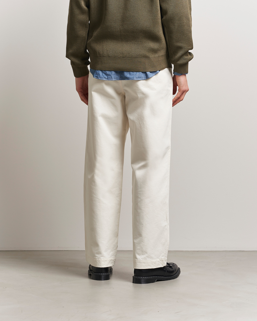 Herre | Bukser | Auralee | Washed Finx Chinos Ivory