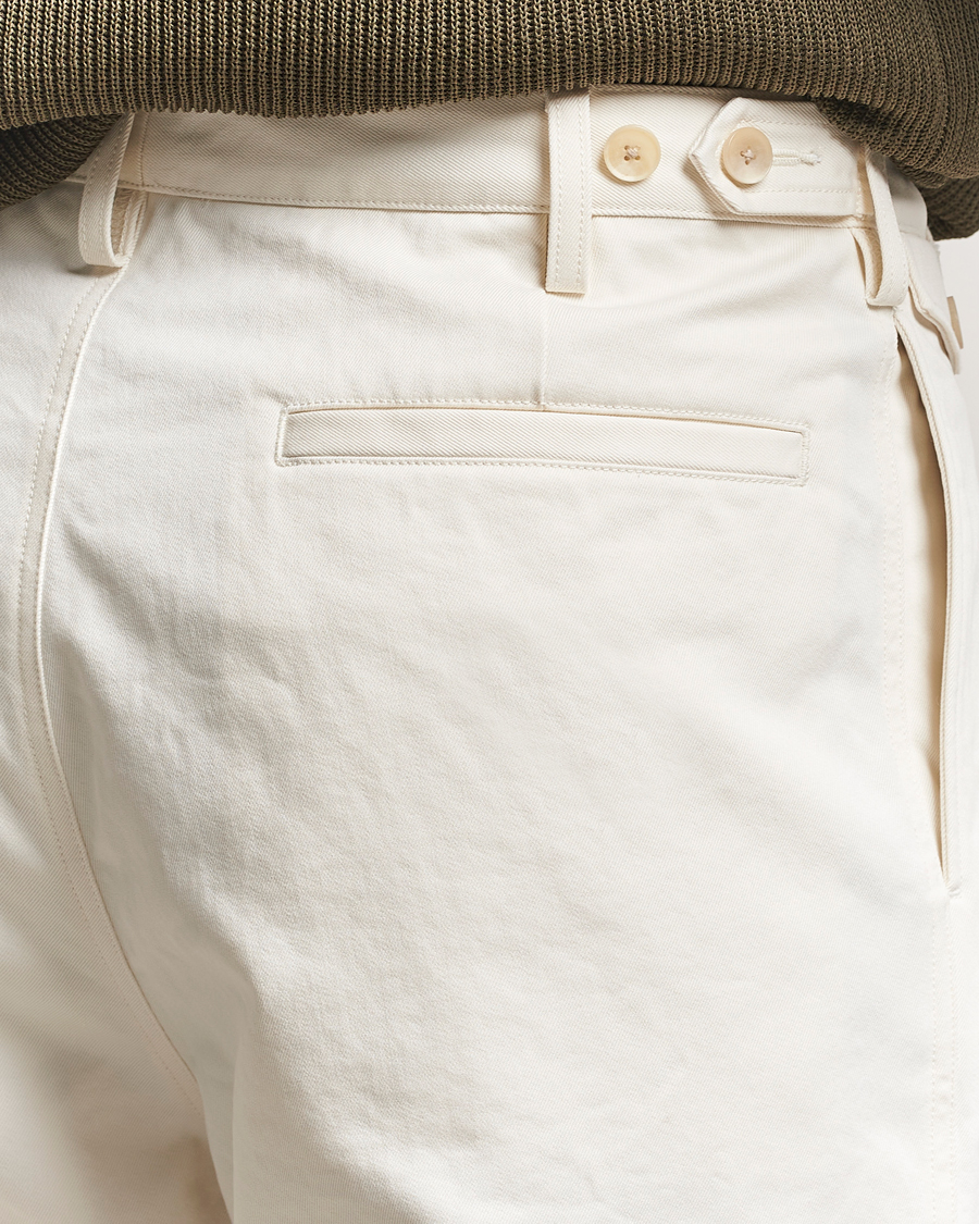 Herre | Bukser | Auralee | Washed Finx Chinos Ivory