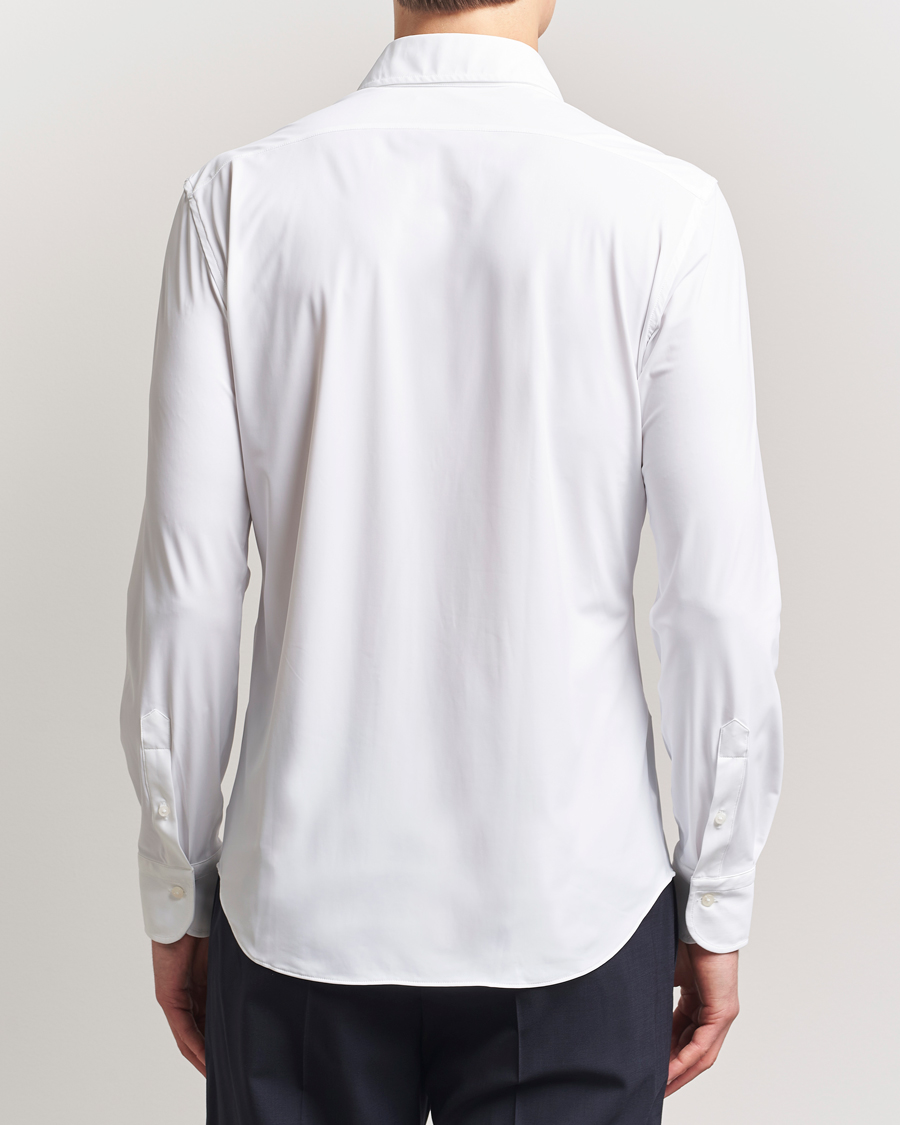 Herre | Skjorter | Grigio | Jersey Stretch Shirt White