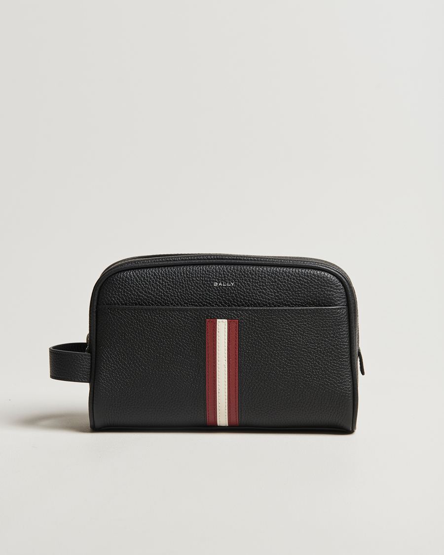 Herre | Bally RBN Leather Washbag Black | Bally | RBN Leather Washbag Black