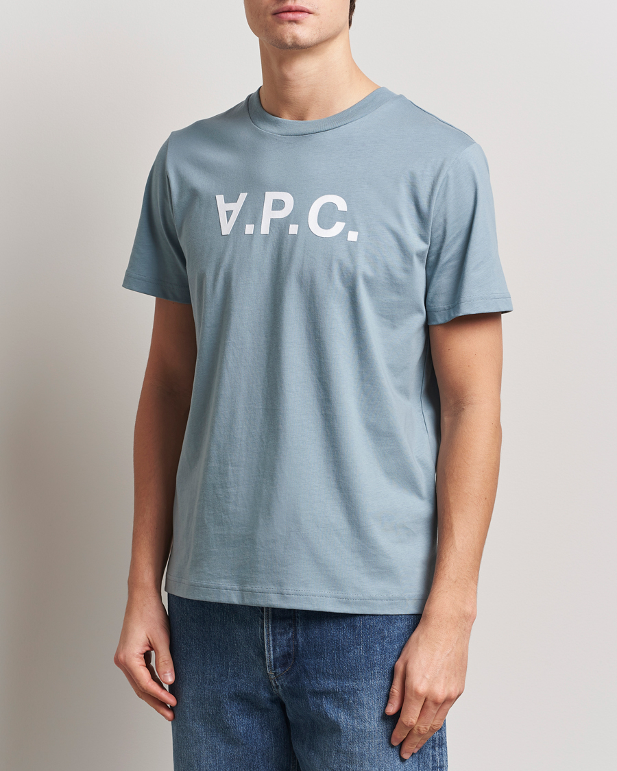 Herre | T-Shirts | A.P.C. | VPC T-Shirt Bleu Gris