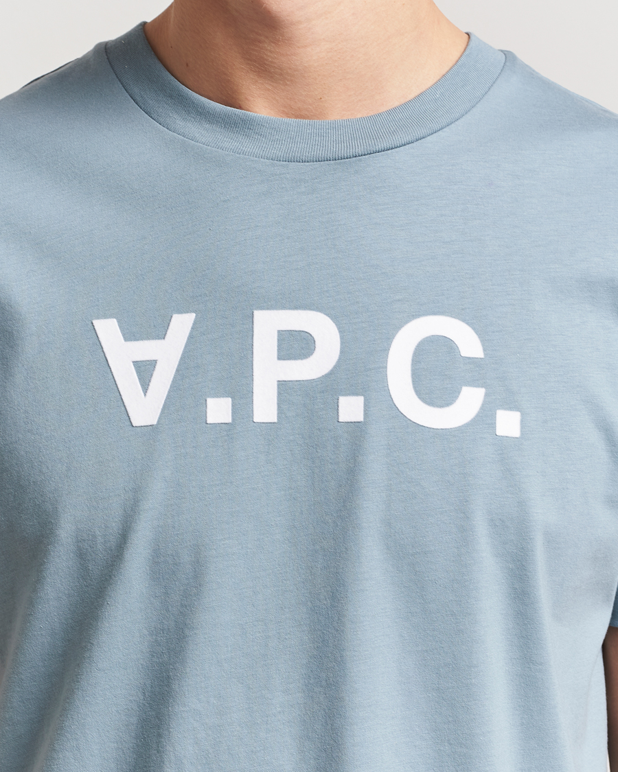 Herre | T-Shirts | A.P.C. | VPC T-Shirt Bleu Gris