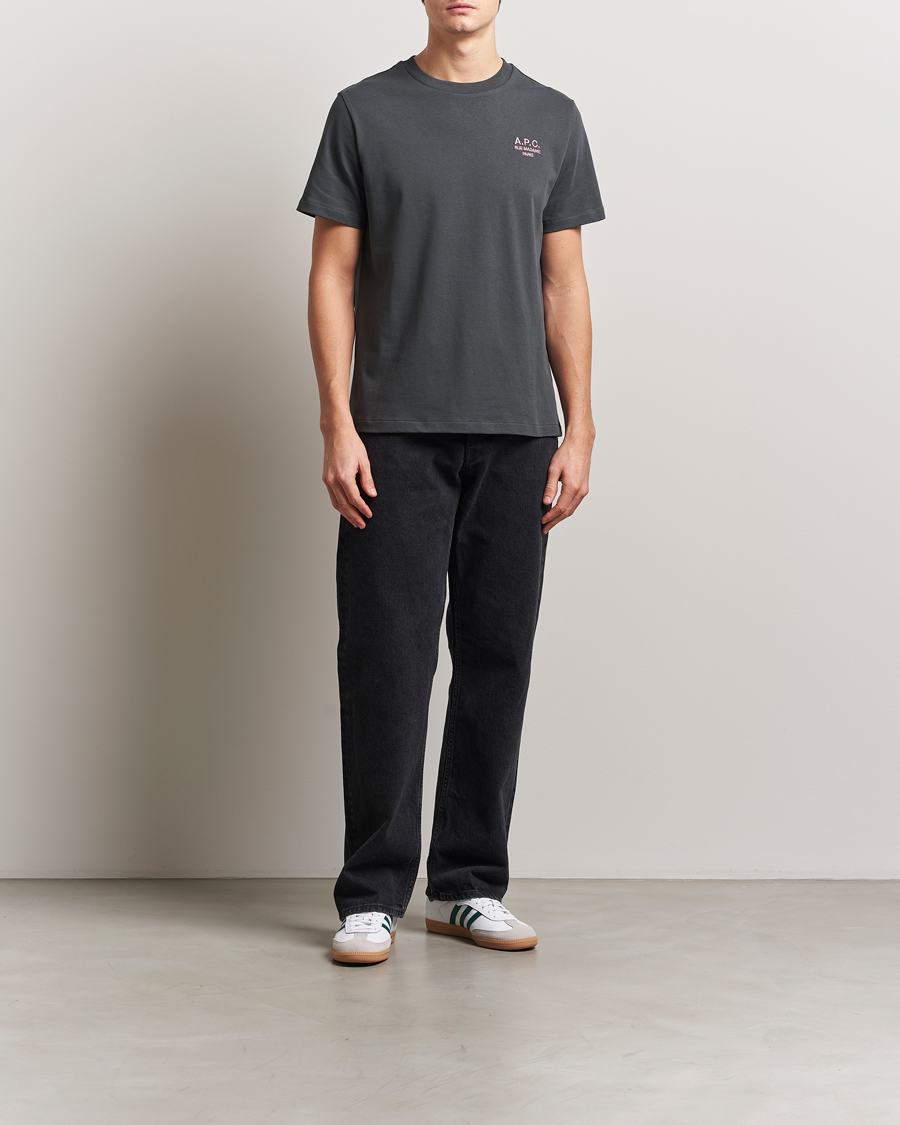 Herre | T-Shirts | A.P.C. | Rue Madame T-Shirt Anthracite