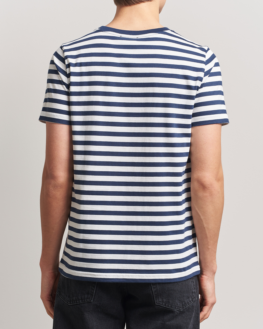 Herre | T-Shirts | A.P.C. | Striped T-Shirt Navy/White