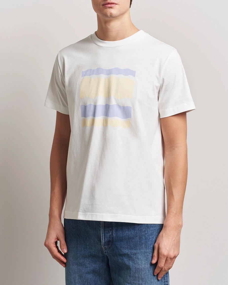 Herre | T-Shirts | A.P.C. | Malone Printed T-Shirt White