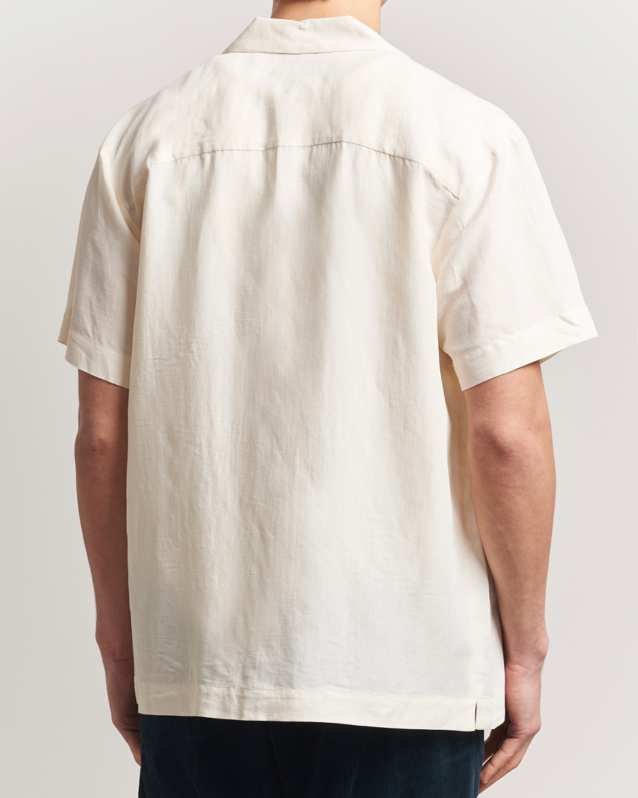 Herre | Skjorter | A.P.C. | Roy Woven Short Sleeve Shirt Ecru