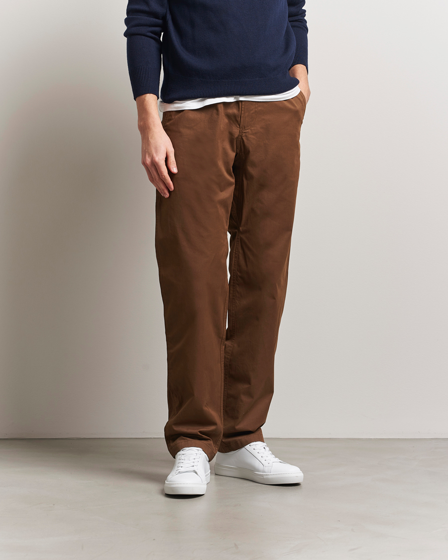 Herre | Bukser | A.P.C. | Chuck Cotton Drawstring Trousers Brown