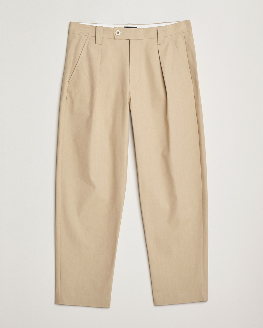 Herre | Bukser | A.P.C. | Renato Pleated Chinos Beige