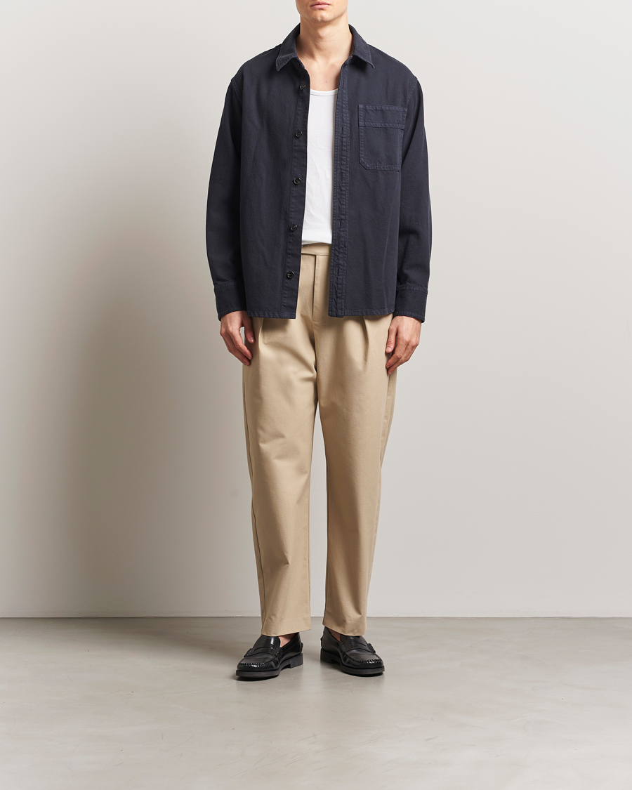 Herre | Bukser | A.P.C. | Renato Pleated Chinos Beige