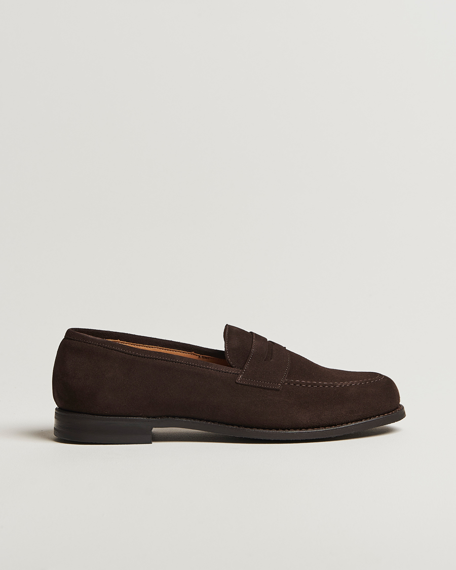 Herre | Loafers | Myrqvist | Stenhammar II Loafer Dark Brown Suede