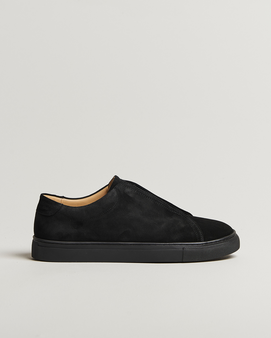 Herre | Sneakers | Myrqvist | Alnö Sneakers Black Suede
