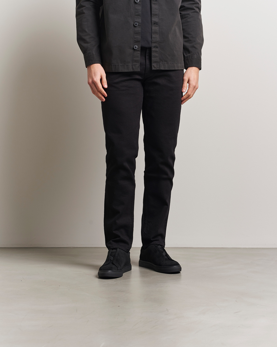 Herre | Sneakers | Myrqvist | Alnö Sneakers Black Suede