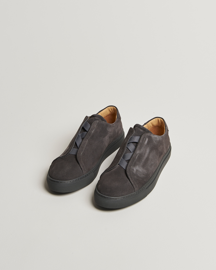 Herre | Sneakers | Myrqvist | Alnö Sneakers Grey Suede