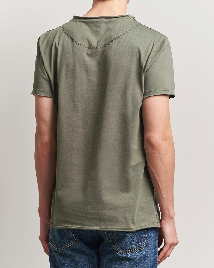 Herre | T-Shirts | Bread & Boxers | Crew Neck Relaxed T-Shirt Khaki Green
